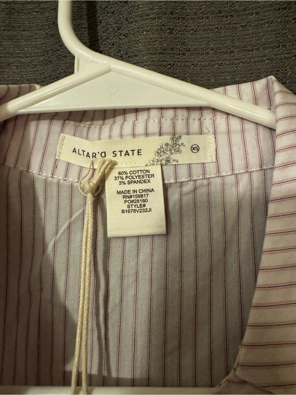 Altard State Jennifer Stripe Cinch Top - Picture 4 of 5